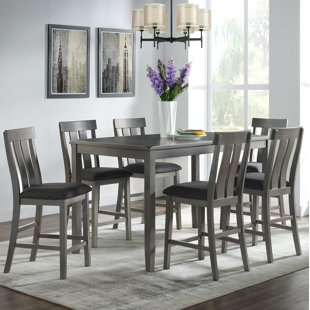 7 piece pub style deals dining set